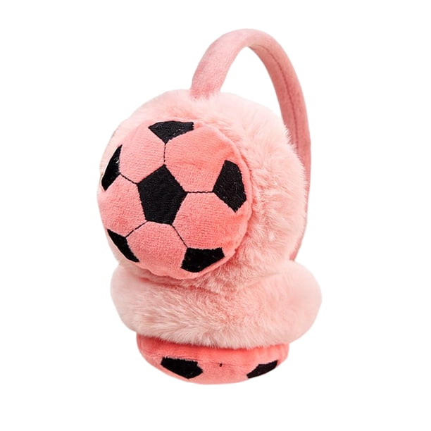sweethay Orejeras de invierno para niños, calentadores de orejas Unisex de felpa de dibujos animados, orejeras de esquí plegables gruesas, regalos de Kits de decoración para fiestas rojo atardecer sweethay HA046550-02