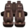 thumbnail image 2 of Maidao Car Seat Covers Leather for SEAT for Cordoba 1993-2008 5 Seats Airbag Compatible Waterproof Front Rear Cushion Protector Coffee, 2 of 9
