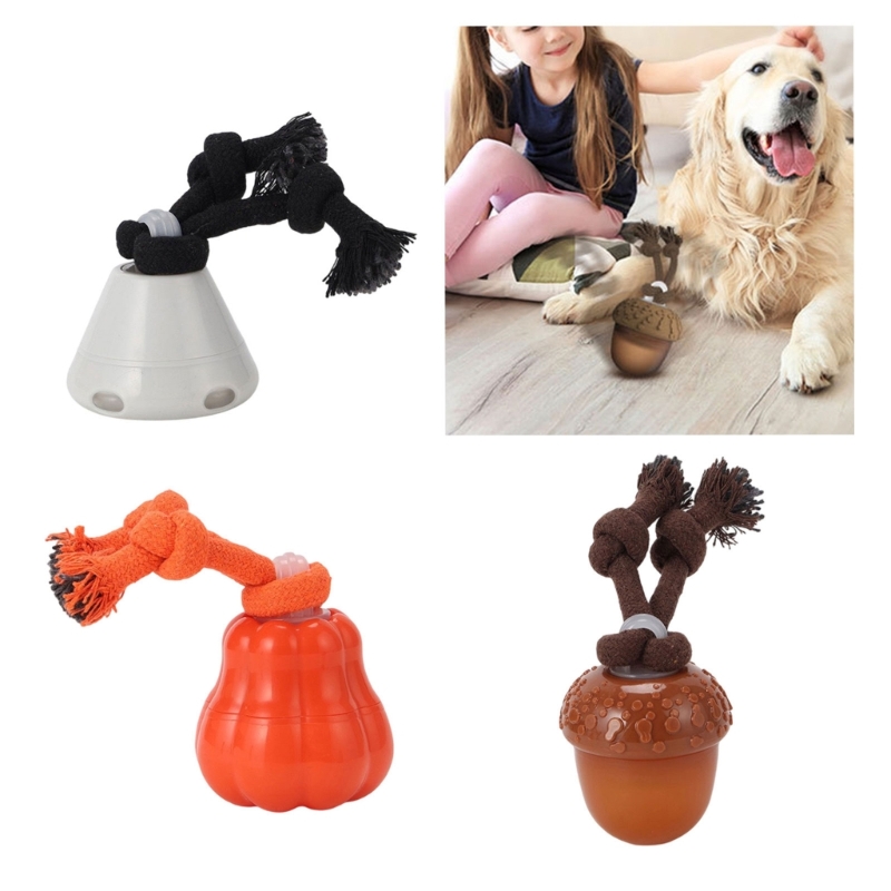 Auto Bouncing Pet Toy With Noise Maker ABS Indoor Outdoor Use For Puppy Exercise