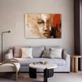 thumbnail image 5 of modern abstract artwork portrait Poster Decorative Painting Canvas Wall Art Living Room Posters Bedroom Painting,Frame-style,12x18inch(30x45cm), 5 of 8