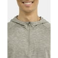 thumbnail image 4 of Athletic Works Mens Butter Soft Zip Hoodie, Sizes-S-3XL, 4 of 5