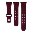 thumbnail image 4 of Minnesota Engraved Silicone Unisex Watch Band for Apple Watch - 42/44/45/49mm(46mm Series 10/11) Maroon by Affinity Bands, 4 of 4