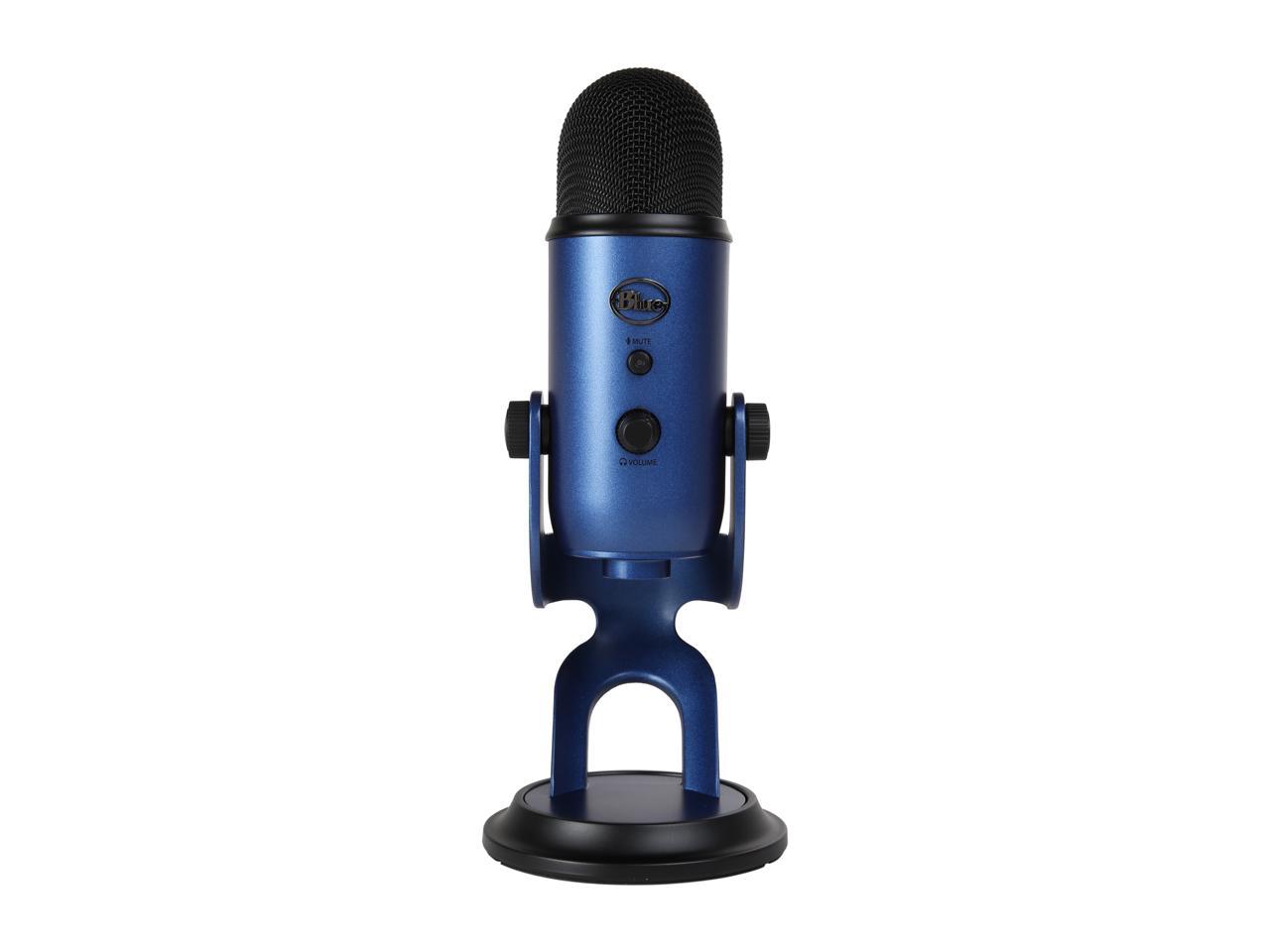 Blue Yeti USB Microphone for PC, Mac, Gaming, Recording, Streaming, Podcasting, Studio and Computer Condenser Mic with Blue VO!CE effects, 4 Pickup Patterns, Plug and Play – Midnight Blue - image 2 of 7