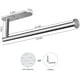 thumbnail image 3 of Estante de pared para gabinete de toallero de papel adhesivo para toallas de cocina, soporte para rollo de toallas de baño, acero inoxidable SUS304 (13 pulgadas, plateado) Xemadio WLJ-1607, 3 of 5
