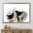 thumbnail image 3 of Designart 'Vintage Countryside Two Birds' Farmhouse Framed Art Print, 3 of 4