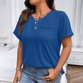 thumbnail image 5 of Kezqiaxn Ladies Tops and Blouses Short Sleeve Crew Neck Casual Shirts 2026 Summer Trendy Plus Size Clothes for Women, 5 of 7