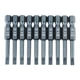 thumbnail image 2 of Destornilladores Ranurados De 50 Mm, 10 Piezas De aleación De Vástago Hexagonal De 1/4 De Pulgada, 2 of 7