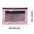KeirineCC Pencil Pouch for 3 Ring Binder, Binder Pencil Case with