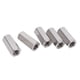 thumbnail image 2 of 5 tuercas de acoplamiento hexagonales de acero inoxidable anticorrosión M12, tuerca de conector plateada para pernos de tornillo, 2 of 8