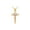 Yellow 1, variant on 14K Yellow Gold Cross Crucifix and St Benedict Pendant Necklace with Chain