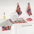 thumbnail image 4 of RITZ Waffle Microfiber Kitchen Towel, 2-Pack Set – Meadow and Flurry – Absorbent Dish Cloths 18" x 28"– 80% Recycled Polyester – Eco-Friendly, Lint-Free, Machine Washable, 4 of 6