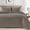 Taupe, variant on Bourina Ultrasonic Quilt Set 3-Piece,Pre-Washed Microfiber Ultra Soft Lightweight Leaf Bedspread Coverlet Set for All Season, Queen Beige