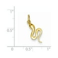 thumbnail image 2 of 14k Yellow Gold Solid Polished Snake Charm - .8 Grams - Measures 21.5x8.5mm, 2 of 2