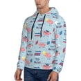 thumbnail image 3 of Salouo Brain Training Pattern Men's Fall Hoodie Sweatshirt,Sport Hoodie with Pockets for Men Pullover Casual Hooded Sweatshirt-X-Large, 3 of 7