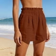 thumbnail image 4 of Womens Cotton Sweat Shorts Casual Summer Short Loose Elastic Waist Lounge Running Athletic Shorts with Pockets, 4 of 9