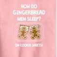 thumbnail image 2 of Instant Message - Gingerbread Men Cookie Sheets Christmas Graphic Long Sleeve Fleece Sweatshirt, 2 of 5