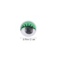 thumbnail image 4 of Pixnor Green Diy Cartoon Eyes 20mm Wiggly Googly Eyes for Crafts (100pcs), 4 of 8