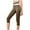 Khaki, variant on Oalirro Women's Matching Hip Lifting High Waist Exercise Pants Yoga Capris Pants