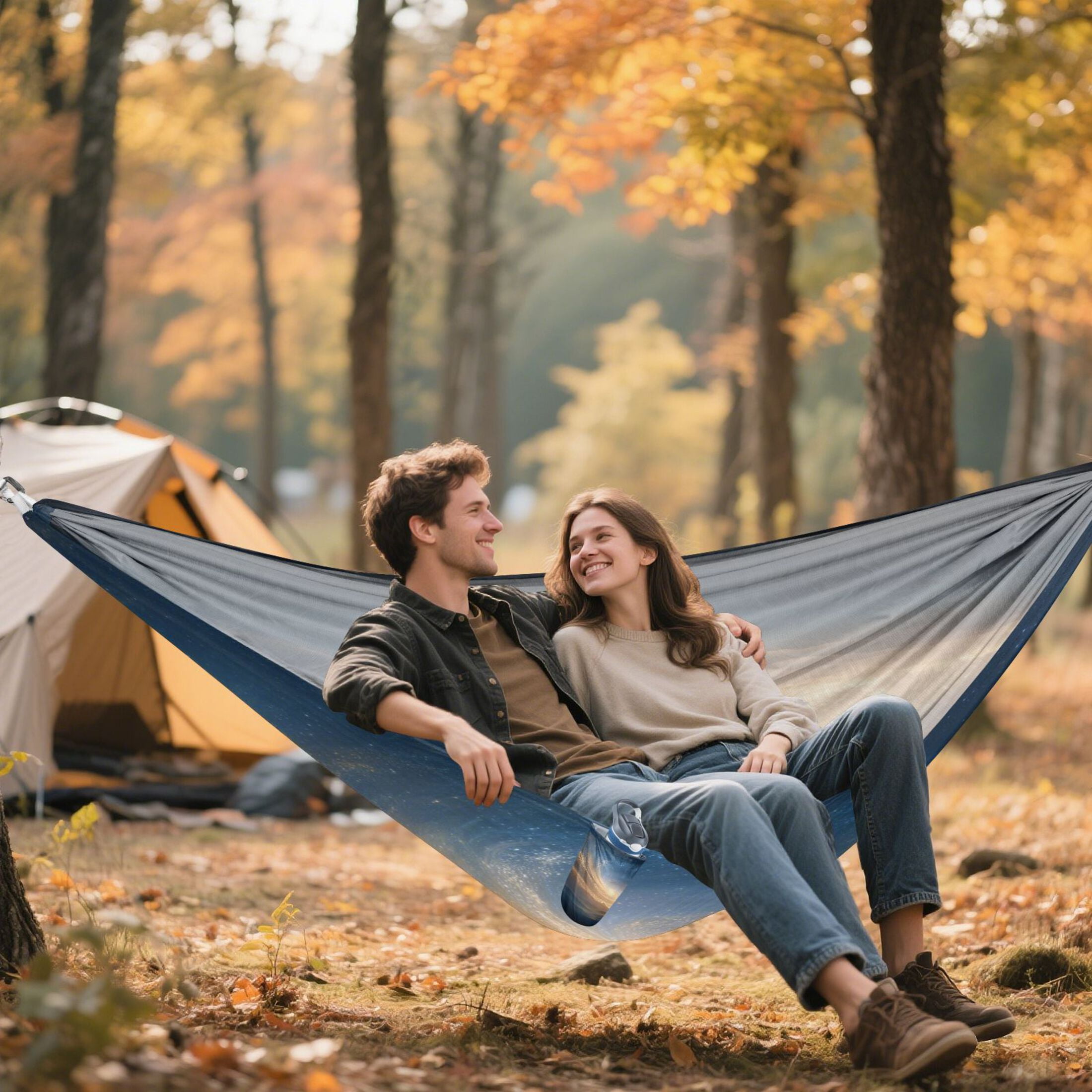 Hammock Camping Hammock Nylon Portable Hammock Travel Camping Hammock Golden Galaxy