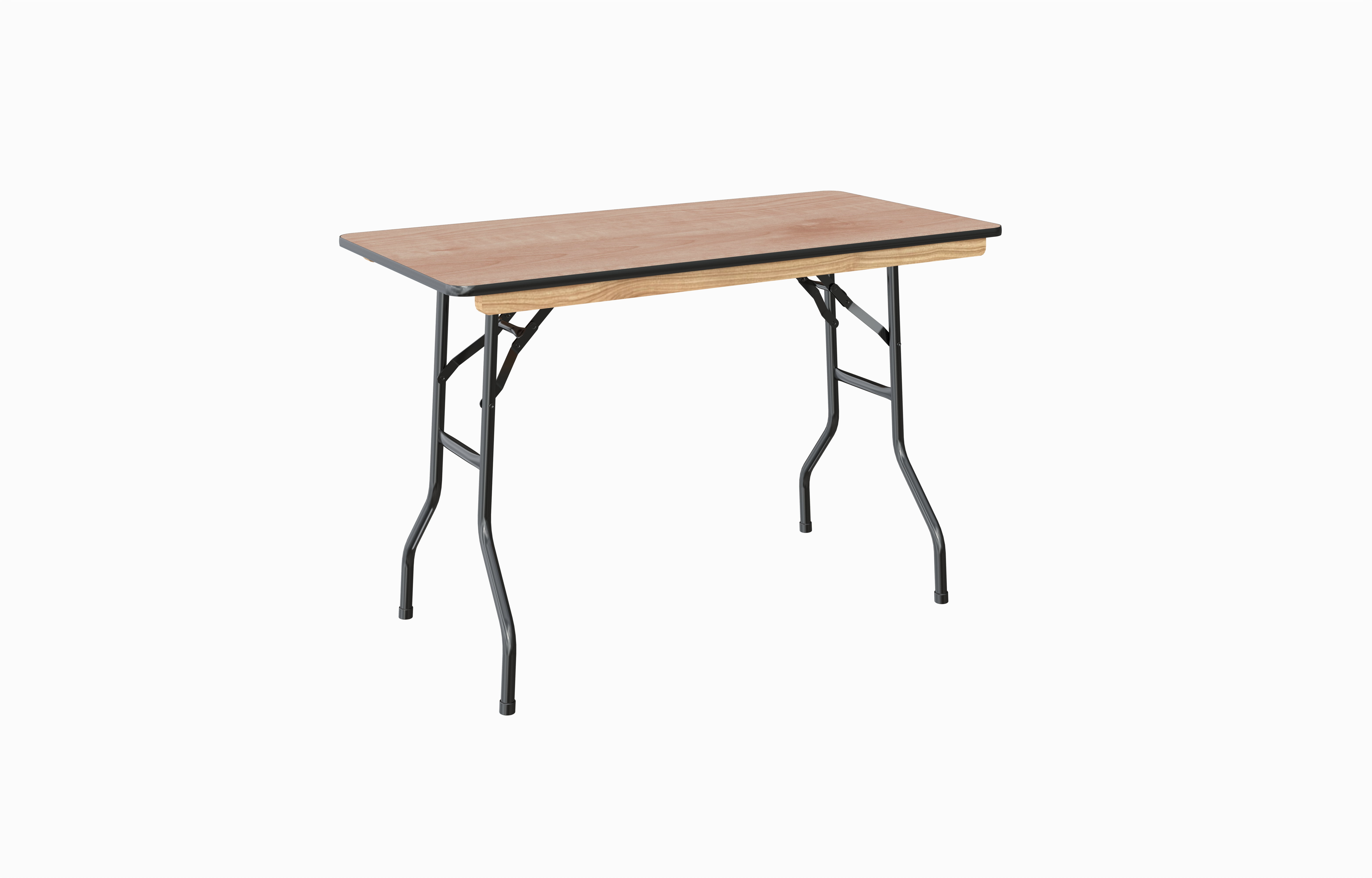 Mainstays 4 ft Wood Top Folding Banquet Table, Natural