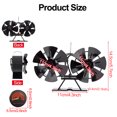 thumbnail image 6 of Keylever 12-Blade 2 Fans Whisper-Quiet, Eco-Friendly Heat Powered Fireplace Fan, 6 of 9