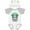 White & Heather w/ Ears, variant on Inktastic Summer Vacatoion in The Dominican Republic Boys or Girls Baby Bodysuit