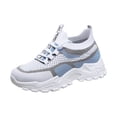 thumbnail image 2 of YOUYEDIAN Womens Orthopedic Shoes Arch Support Running Shoes Wide Slip on Non Slip Server Shoes Knitted Mesh Stretch Comfortable 2026 Orthopedic Shoes (Blue), 2 of 5