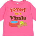 thumbnail image 4 of Inktastic Vizsla Loved by a (dog Breed) Boys or Girls Long Sleeve Toddler T-Shirt, 4 of 5
