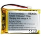 thumbnail image 2 of DC 3.7V 2100mAh 103450 Li-ion Li-ion Reemplazo de la Batería de Polímero de Litio para Controlador PS4 Serie CUH-ZCT1，DIY 3.7-5V Producto Electrónico, Fuente de Alimentación de Almacenamiento de Energ, 2 of 2