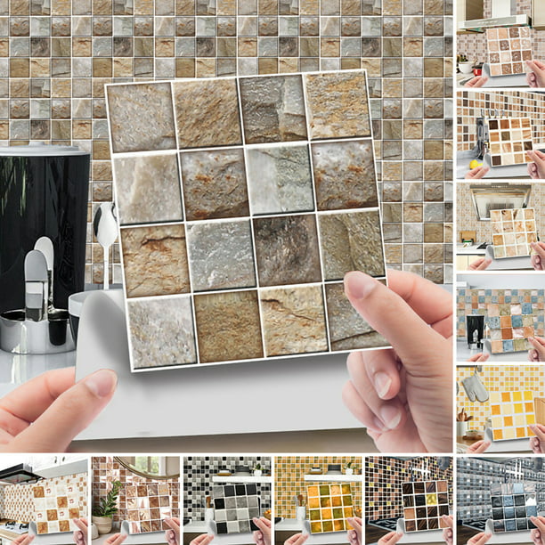 Cuh For Kitchen Bathroom Mosaic Wall Stickers Peel And Stick Tiles