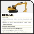 thumbnail image 4 of Diecast Masters 1:50 Caterpillar 320 GX Hydraulic Excavator | High Line Series Cat Trucks & Construction Equipment | 1:50 Scale Model Diecast Collectible Model 85674, 4 of 9