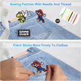 thumbnail image 4 of 16 Piezas Parche de Apliques Parches Sonrientes Apliques de Coser para DIY Camisetas Jeans Bolsas de Ropa, Parche de Coser para Niños, Parche Bordado de Refuerzo de Rodilla para Niños para Bricolaje, 4 of 5