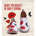 thumbnail image 2 of UIN Women's Art Painted Travel Shoes Slip On Casual Loafers Lightweight Comfort Fashion Sneaker Toledo Ⅰ Hummingbird & Poppy (6.5), 2 of 7