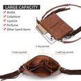 thumbnail image 6 of SENDEFN Fashion Fringe Crossbody Bag with Rivets Western Women Purse Vegan Leather Shoulder Bag with Tassel, 6 of 8