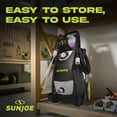 thumbnail image 6 of Sun Joe Electric Pressure Washer, Portable Power Washer with Wheels, SPX3000-PK1, 6 of 7
