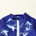 thumbnail image 5 of Cowsor Little Boys Three Piece Swimsuit Set Lovely Print Swimwear with Swim Cap UV Protection Quick Dry for Toddlers Beach Pool and Hot Spring, 5 of 7
