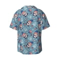 thumbnail image 2 of Easygdp Independence With Gnome Men's Casual Short-sleeved Shirt with Pocket and Button Suitable for Beach Vacation Leisure - 3X-Large, 2 of 7