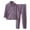 Purple, variant on UAMVSH Toddler Boys Girls 2-Piece Winter Pajama Set Soft Fleece Full-Zip Jacket High Rise Pants Baby Fall Winter Outfits