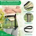 thumbnail image 4 of Yayeee Waist Apron with Pockets for Cooking Waterproof Half Server Aprons, Red Martini, 4 of 7