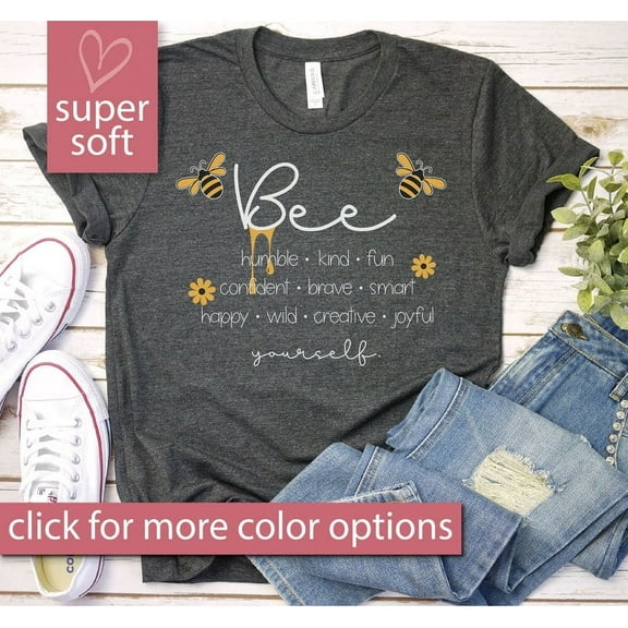 Bumble Bee Teacher Shirts, Save The Bees T-shirt, Funny Honey Bee Clothing, Mom Tees, Gift For Bee Lover, Queen Bee Tops TH020641