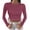 Wine, variant on Ketyyh-chn99 Womens Tops Long Sleeve O-Neck A Line Tunic Blouse AG,L