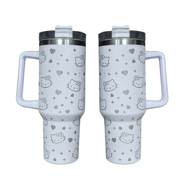 Stanley Quencher FlowState - Vaso de acero inoxidable aislado al vacío, con tapa y popote, vaso para agua, té helado o café, licuado y más B/40oz