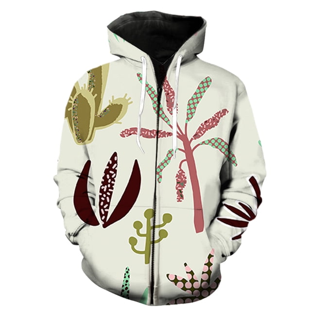 Sudadera con capucha y cremallera para hombre, diseño de leopardo y animales de pastizales, gran oferta 2024, con estampado 3D, estilo Harajuku informal, a la moda