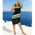 thumbnail image 2 of HAPPY BAY Women's Beachwear Summer Bikini Halloween Costumes Skull Beach Wraps Skirt Cover up Sarong Coverups Wrap for Women One Size Caribbean Pirates, Black, 2 of 5