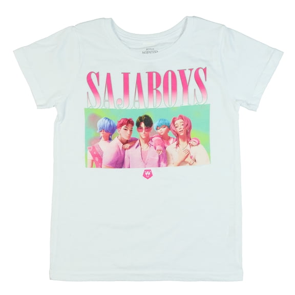 K-Pop Demon Hunters Girl's Saja Boys Short Sleeve Graphic Tee