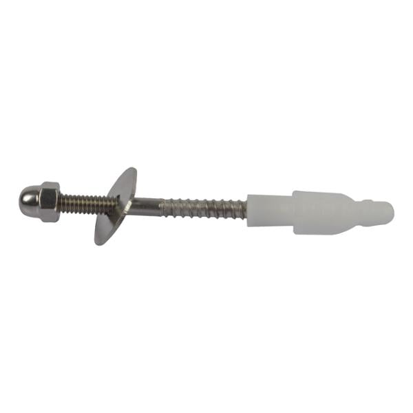 Juego De Tornillos Y Taquetes Para Wc De 3.1/2" Acero Inoxidable