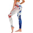 thumbnail image 2 of MKLEKYY Leggings para el Día de la Independencia de las Mujeres, 4 de Julio, Leggings, Pantalones para Yoga, Running, Gimnasio, Pantalones de Yoga, Mallas de Compresión, Yoga, Running, Fitness 4082, 2 of 4