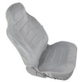 thumbnail image 2 of BDK SC-1902 2-Piece Regal Fabric High Back Bucket Seat Deluxe Front Car Seat Covers Grey, 1 Pack, 2 of 7