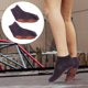 thumbnail image 5 of EeaseMX 3 pares de calcetines antideslizantes de algodón para niños, prácticos calcetines deportivos para trampolín, talla M (lavanda, para niños de 5 a 11 años), 5 of 7