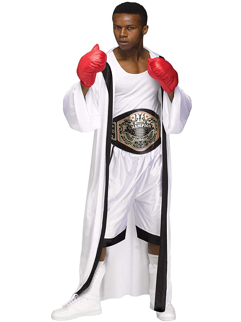 The Boxer Men's Costume w/ Hooded Robe (White) XLarge Walmart Canada